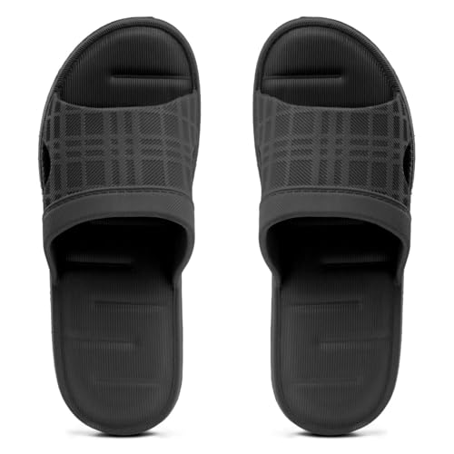 Image of DRUNKEN Slippers For Women Winter Sandals Casual Flats Home Footwear Man Girls Sliders Flip Flops Chappals Ladies Clogs Sleeper Slides Stylish Ortho Soft