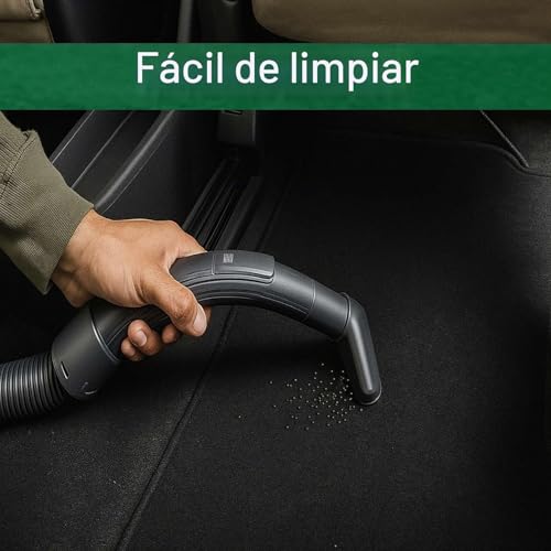 Alfombrilla conductor Mazda CX-3 2015 2016 2017 2018 moqueta negra a medida 1 pieza 6