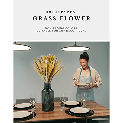 Pampas Grass 100 Pcs 17 Inches, Artificial Flowers, Faux Pampas Grass For Rustic Farmhouse Decor, Flowers For Decoration #TOP4