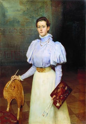 Cuadro decorativo de MS Sheremeteva para inspirar elegancia y serenidad en tu despacho