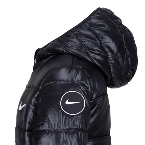 Nike Midweight Fill Hooded Jacket – Black – Kids Size 44