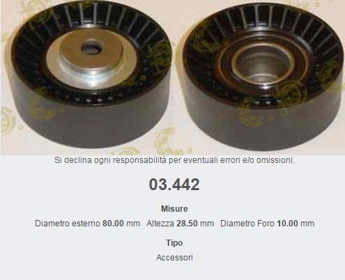 Cojinete tensor AUTOKIT 03.442 Cover