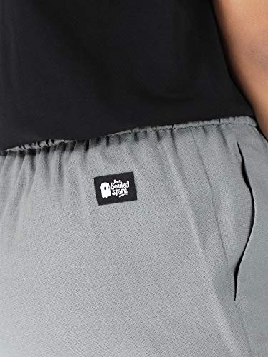 Image of The Souled Store Womens and Girls Solid Cotton Woven Joggers