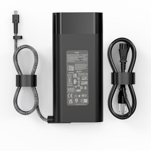 110W USB C Charger for HP ZBook Firefly 16 G9 G10 EliteBook 865 G9 860 G10 Elite Dragonfly G3 Laptop M52950-001 M52946-003 M52946-001 TPN-CA24 TPN-DA24 AC Adapter Power Supply Cord