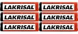 Lakrisal Salmiak – Schwedische Salzlakritz-Pastillen – 6 x 25 g