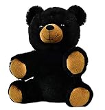 Record Your Own Plush 8 inch Stuffed Black Bear - Ready 2 Love in a Few Easy Steps