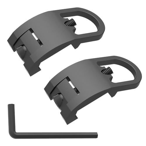 Picatinny Rail Sling Mount Sling Attachment for Two Point and Traditional Sling (2PCS)