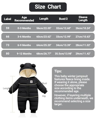 der schnelles An- und Ausziehen bei ungeduldigen Kleinen erleichtert. - Detailansicht von Minizone Baby Schneeanzug Test...