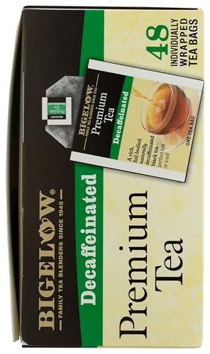 image for Bigelow Tea Bigelow 48 Count Premium Decaffeinated Blend Black Tea, Co