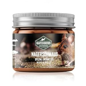 Martenbrown® Nagerschmaus Spezial Lockmittel für Mäuse und Ratten / Bestücken Sie mit diesem knetbaren Mäuseköder Ihre…