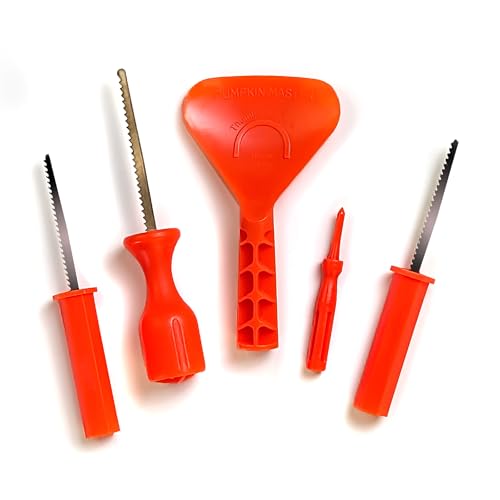 Pumpkin Masters Pumpkin Carving Kit, Halloween Carving Kit, Includes 3 Saws, 1 Scoop, 1 Poker, 1...