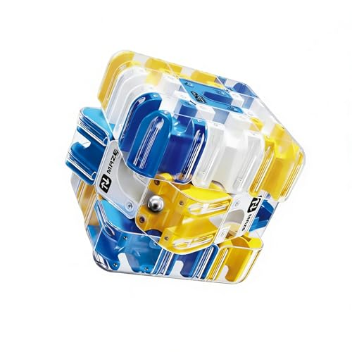 Puzzle 3D Labyrinthe Cube,Cube Magique 3D Roller Ball Maze,Sphère de Labyrinthe,Cube Labyrinthe Jouet Puzzle,Jouets Éducatifs Labyrinthes pour Focus et...