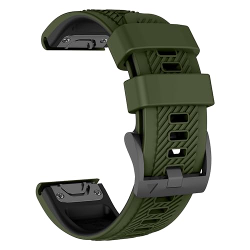 OVERSTEP Strap for Garmin Fenix - 22mm Silicone Watch Band for Fenix 7/6/5, Epix Pro, MARQ Aviator and Quatix 5 - Image 2