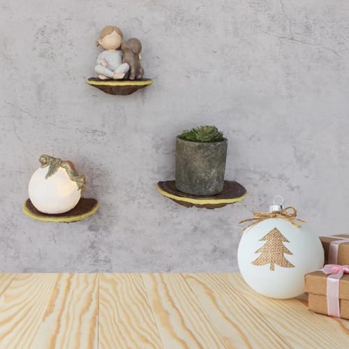 Étagère murale champignon pour habiller un mur vide sans encombrer