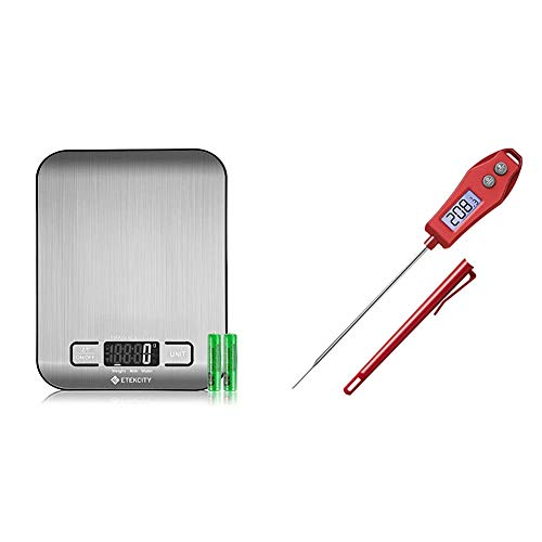 Etekcity Small Food Scale And Red Meat Thermometer #TOP25