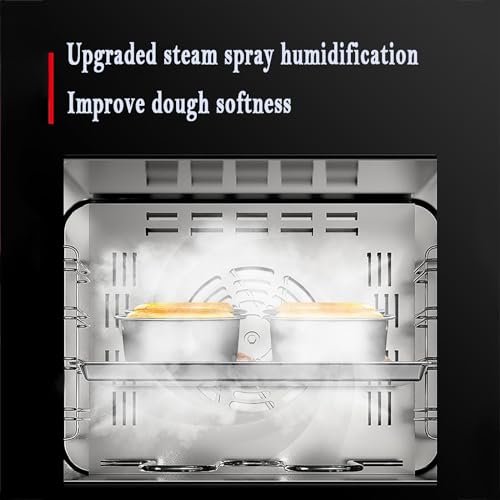 Dough Fermentation Cabinet, Commercial Baking Fermentation Box + Electric Oven, 8-Layer 132L Large Capacity, Steam Spray Humidification and 12 Memory Menu Functions - Thumbnail 5