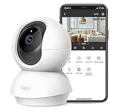 TP-Link Tapo 2K Pan/Tilt Indoor Security WiFi Camera, Baby & Pet Camera w/ 360° Motion Tracking, 2-Way Audio, Night Vision,…