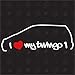 speedwerk-motorwear I Love My Twingo 1 - Sticker für Renault - Bj. 1993-2007