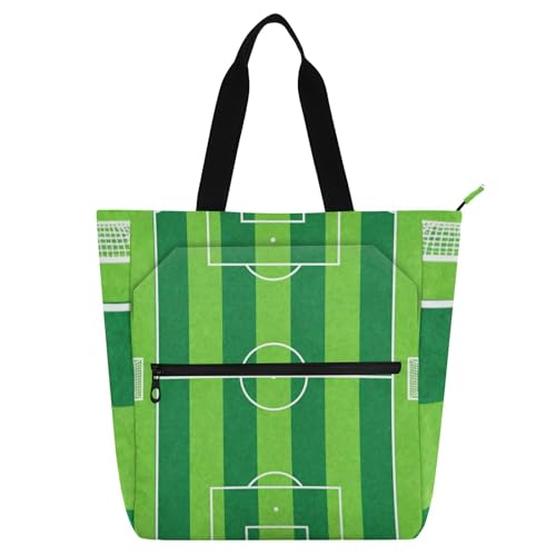 Bolsa de libros con bolsillos con cremallera para escuela y compras 1