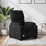 ShGaxin Sillón reclinable eléctrico de Tela Negro, Sillon Lactancia - 3204802