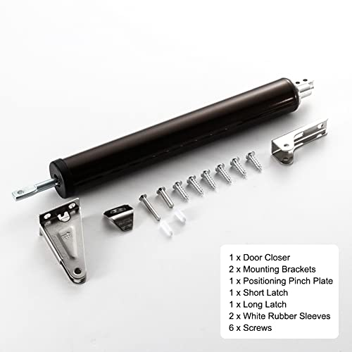Allywasai DC-33-S Standard Duty Pneumatic Door Closer, Window Closer, Snap Plate Hold Open Feature & Smooth Closing Motion, Adjustable Closing Speed thumb #5