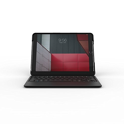 Zagg 103201562 Nomad Book, Custom-Fit Case With Detachable, Wireless Keyboard For Apple 10.5 Ipad Pro, 9.7", 2017-18, Air 2, Air, Samsung Tab S3 And Tab S2, Black #TOP1