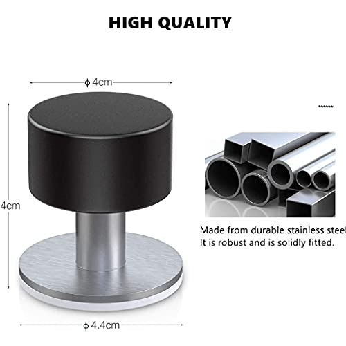 Topes de puerta de acero inoxidable macizo con parachoques protector de impactos 3