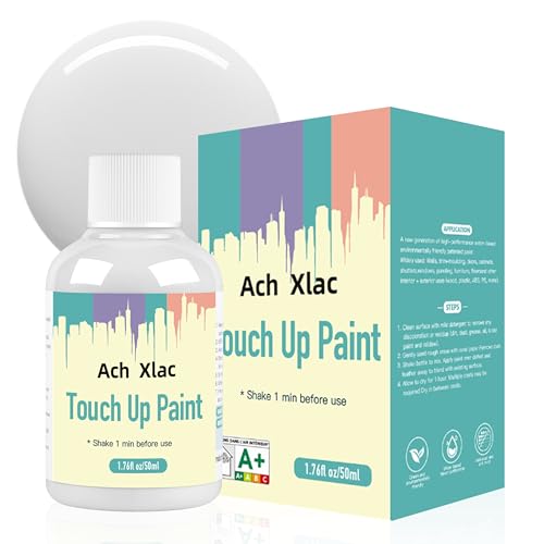 Gray Touch Up Paint, Multi Surface Touch Up Paint Pen, Waterproof and Quick Drying, Brush in Bottle, for Wall, Door, Kitchen Cabinets, Wood, Furniture, Super Adhesion 1.76 Fl OZ (Matte Gray)
