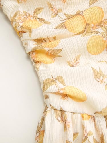 Image of CIDER Women's Summer Cocktail Dress - Tube Ruched Ruffle Mini Dress | Strapless, Country Concert, Western Cowgirl Outfits
