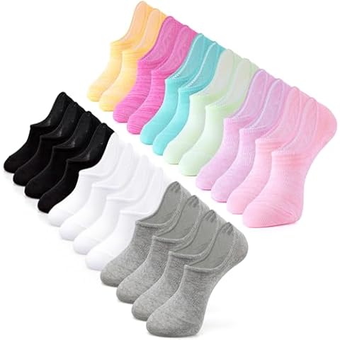 IDEGG No Show Socks Womens and Men Low Cut Ankle Short Anti-slid Athletic Running Novelty Casual Invisible Liner Socks Cover
