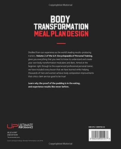 Body Transformation Meal Plan Design (UP Encyclopaedia of Personal Training Volume 2)