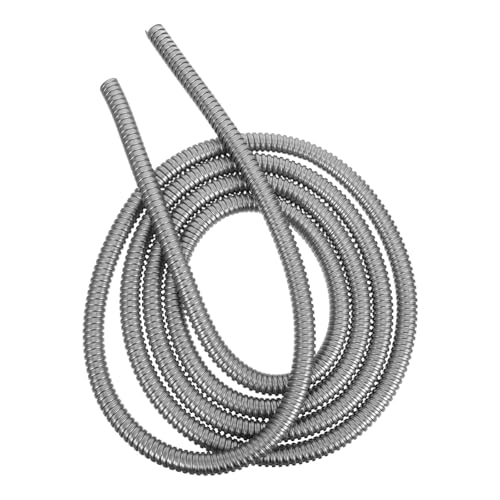 FOMIYES Conducto Flexible Corrugado de Acero Inoxidable 304 para Protección y Gestión de Cables en Instalaciones Solares y Garajes, Resistente a Impactos y Duradero