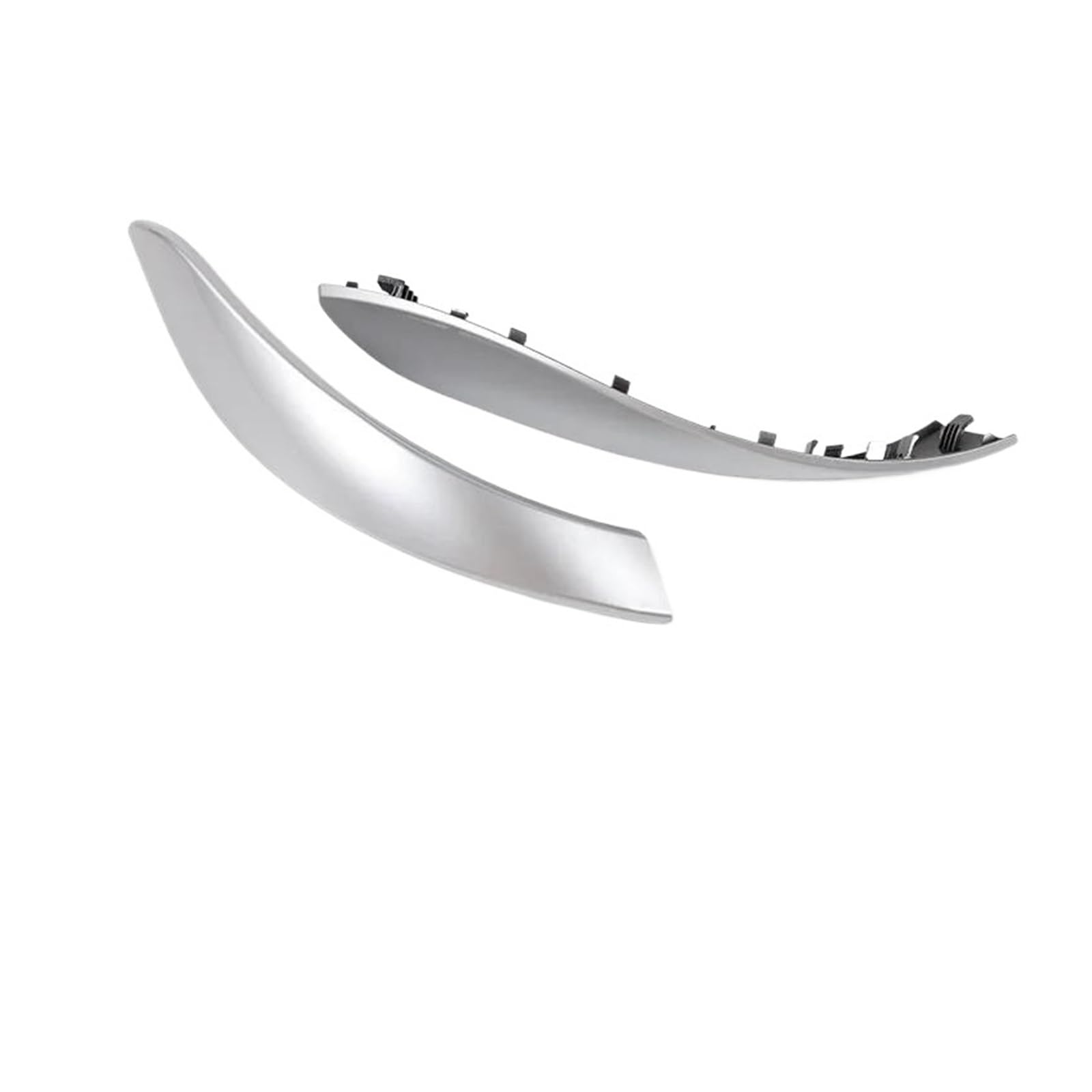 HIVZIVCCIK Interior Door Handle for 3 Series for F30 for F31 for F34 for F35 for M3 for F80 Interior Car Door Pull Handle Outer Cover Trim Interior Grab Handle(Silver 2pc)