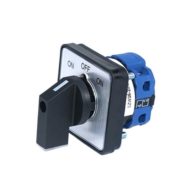 SZW26/LW26-20 20A 660V 64X64 48X48 mm Universal Rotary Cam Switch(D101.1 ON Off ON 48)