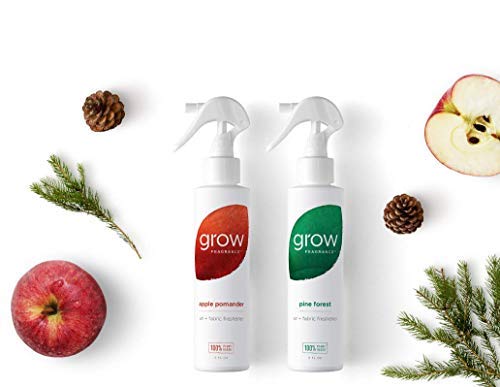 Grow Fragrance - Certified 100% Plant Based Air Freshener + Fabric Freshener Spray, Made with All Natural Essential Oils, 5oz Limited Edition Holiday Pack - Thumbnail 3