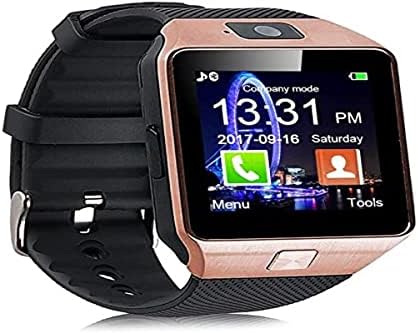Padgene Bluetooth Smartwatch,Touchscreen Wrist Smart Phone Watch Sports Fitness Tracker with SIM SD Card Slot Camera Pedometer Compatible with Android Smartphone for Kids Men Women