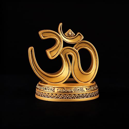 Estatua Om Idol 3 Pulgadas Símbolo Sagrado AUM miniatura 2