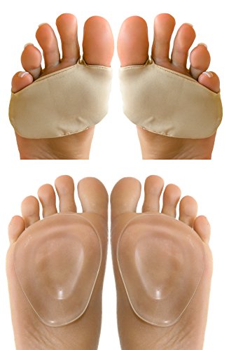 LifeLux Ball of Foot Cushions Metatarsal Pads Pain Relief Kit. Relieve Forefoot Pain, Morton's Neuroma.