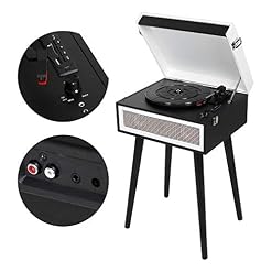 FMOPQ Record Player Turntable Portable Bluetooth LP Phonograph with Built in Stereo Speakers 3-Speed Belt-Drive… - Les Beatles, Paul McCartney, John Lennon, RIngo Starr, George Harrison FMOPQ Record Player Turntable Portable Bluetooth LP Phonograph with Built in Stereo Speakers 3-Speed Belt-Drive… – Image 2