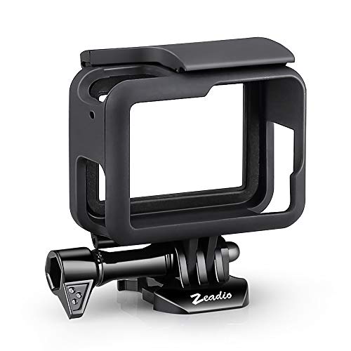 Zeadio Marco Montar, Funda Protectora de Carcasa para cámara Gopro Hero 7 Negra, 7 Plateada, 7 Blanca, Hero 6, Hero 5, Hero (2018)