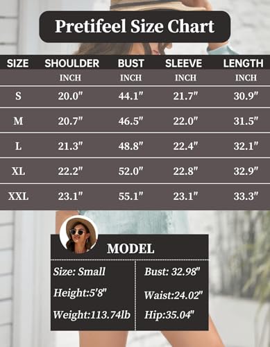 Pretifeel Womens Beach Cover Up Button Down Shirts Summer Cotton Gauze Tops Long Sleeve Bikini Swimsuit thumb #3