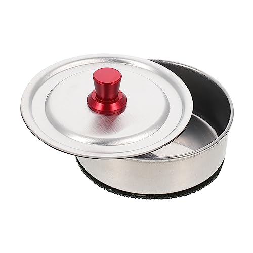 GALPADA Caja Pequeña para Lavado De Aceite De Reloj con Tapa Soporte Metálico Resistente para Limpieza De Herramienta Profesional para Reparación y Mantenimiento De Relojes