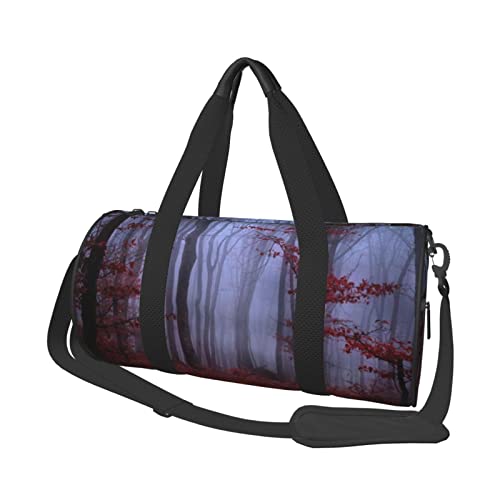 Sac de sport étanche à motif feuilles d'érable et grand volume de rangement