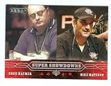 Greg Raymer and Mike Matusow trading card 2006 Razor Poker No.60 (WSOP WPT Poker Player)