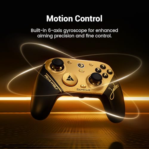 Image of GameSir G7 Pro 8K PC Wireless Gaming Controller, 8000Hz Polling Rate, Gen 2 TMR Joysticks, Hall Effect Triggers, 4 Programmable Buttons, Charging Dock, Esports Controller for FPS & Competitive Gaming - Champion Edition