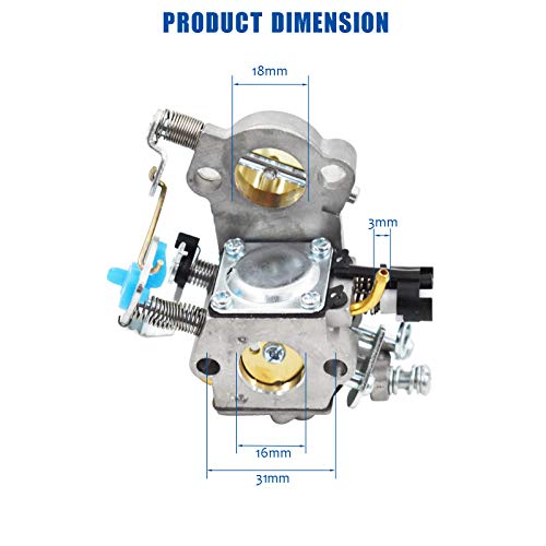 Autoparts 544883001 Wta-29 Carburetor Replacement For Husqvarna 455 455E Rancher 460 461 Cs2255 Chain Saw Wtea-1 C1M-El35 544888301 544227401 544312901 #TOP3