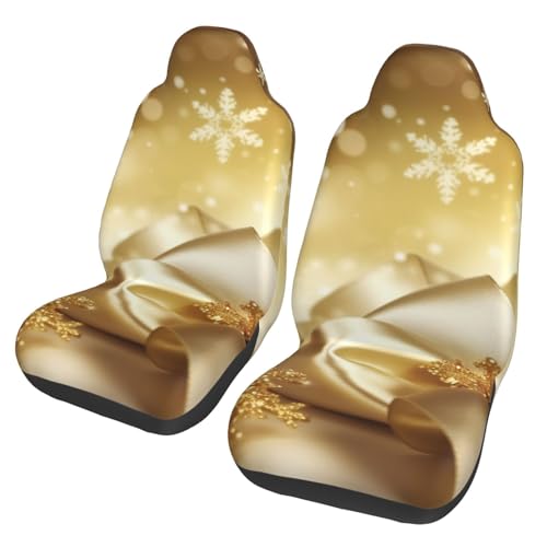 Housse de siège de voiture en soie dorée universelle