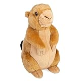 Wild Republic Perro de la Pradera, Cuddlekins Mini, Animal Relleno, 20 cm, Juguete de Peluche, Regalo para Niños, El Relleno es Botellas de Agua Recicladas Hiladas