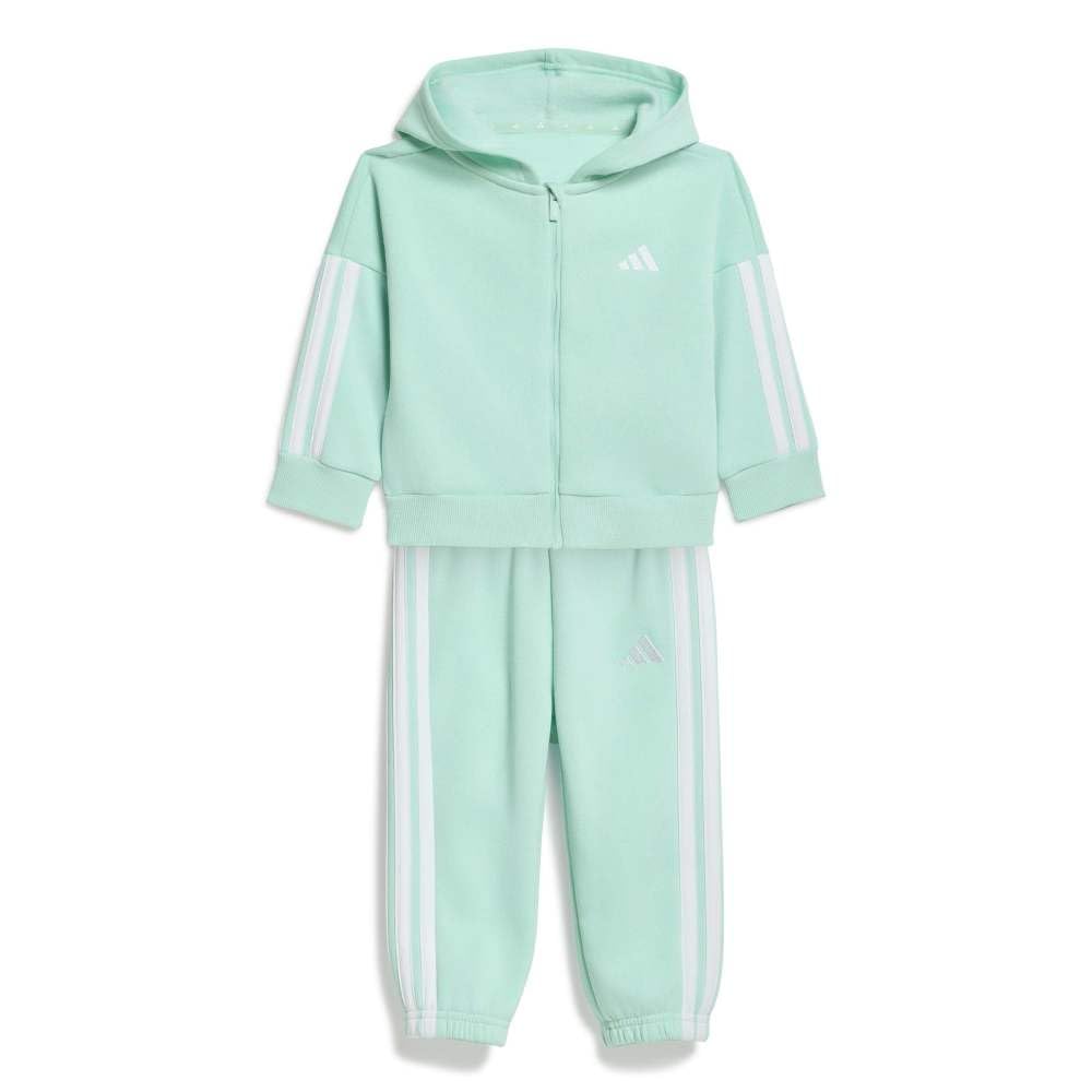 adidas Unisex bebé Essentials Jogger Track_Suit, clear mint/white, 3-4 Years