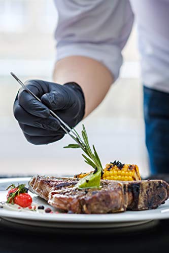 Cranberry Cr3235 Carbon Nitrile Powder Free Exam Glove, 3.2 Mil, Xsmall, Black (Pack Of 200) #TOP3